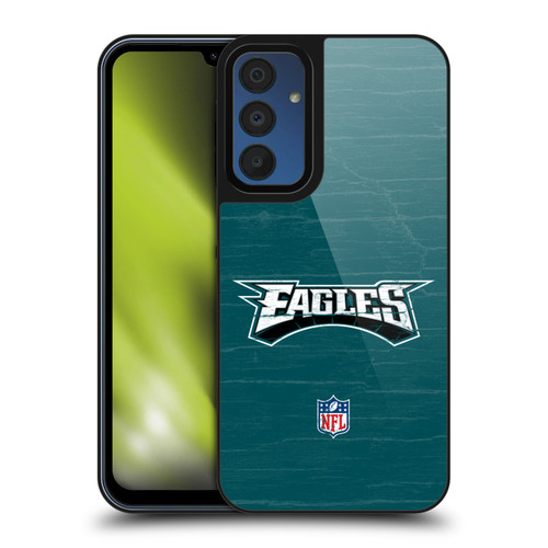 NFL Philadelphia Eagles Logo Distressed Look Gel Armour Case For Samsung Galaxy A15
