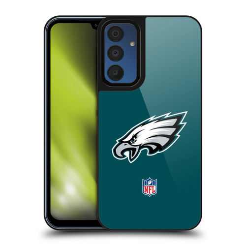 NFL Philadelphia Eagles Logo Plain Gel Armour Case For Samsung Galaxy A15