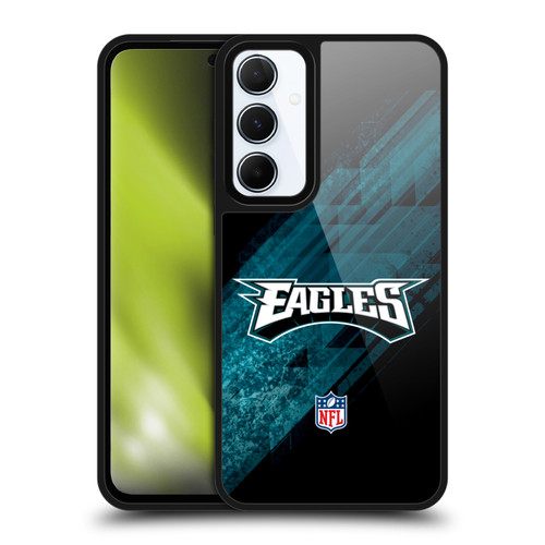 NFL Philadelphia Eagles Logo Blur Gel Armour Case For Samsung Galaxy A55 5G