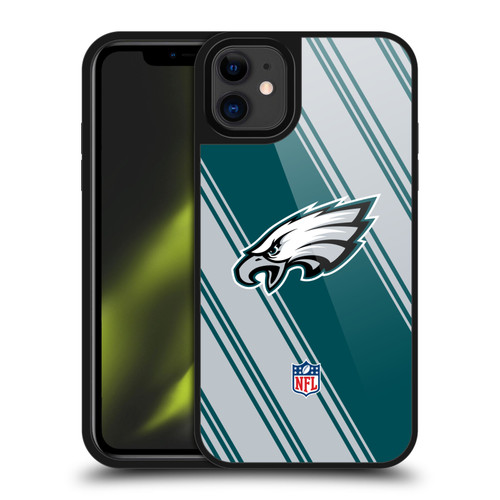 NFL Philadelphia Eagles Artwork Stripes Gel Armour Case For Apple iPhone 11