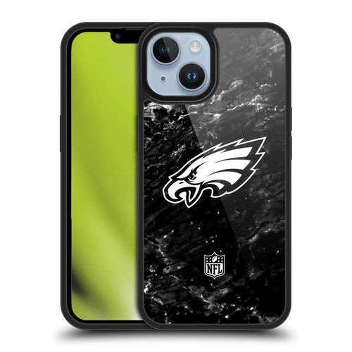 NFL Philadelphia Eagles Artwork Marble Gel Armour Case For Apple iPhone 14