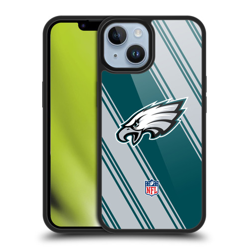 NFL Philadelphia Eagles Artwork Stripes Gel Armour Case For Apple iPhone 14