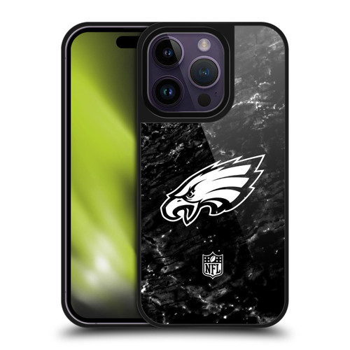 NFL Philadelphia Eagles Artwork Marble Gel Armour Case For Apple iPhone 14 Pro