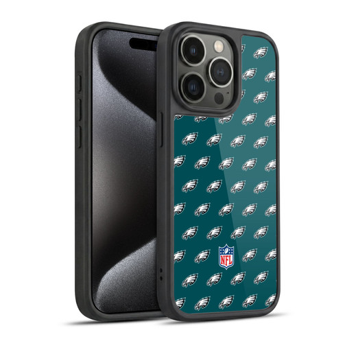 NFL Philadelphia Eagles Artwork Patterns Gel Armour Case For Apple iPhone 15 Pro
