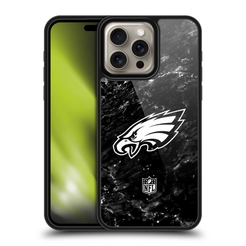 NFL Philadelphia Eagles Artwork Marble Gel Armour Case For Apple iPhone 16 Pro Max