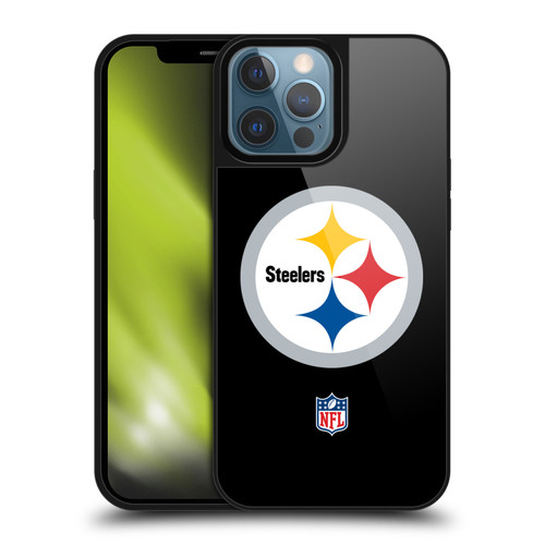 NFL Pittsburgh Steelers Logo Plain Gel Armour Case For Apple iPhone 13 Pro Max