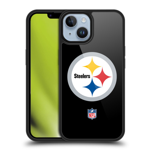 NFL Pittsburgh Steelers Logo Plain Gel Armour Case For Apple iPhone 14 NFL Pittsburgh Steelers Logo Plain Gel Armour Case For Apple iPhone 14