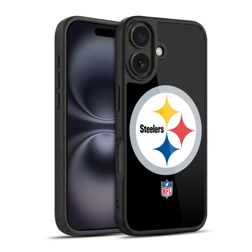 NFL Pittsburgh Steelers Logo Plain Gel Armour Case For Apple iPhone 16