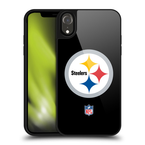 NFL Pittsburgh Steelers Logo Plain Gel Armour Case For Apple iPhone XR