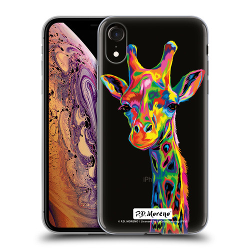 P.D. Moreno Animals Giraffe Soft Gel Case for Apple iPhone XR