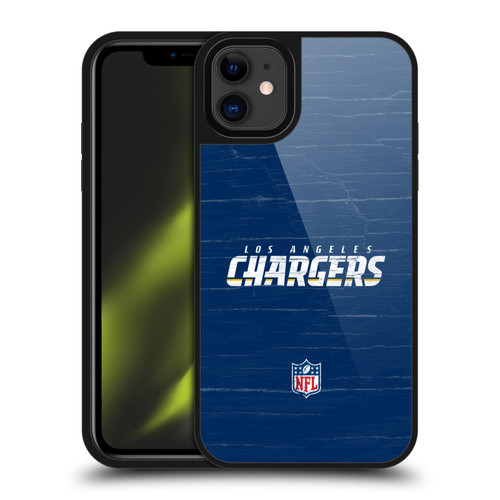 NFL Los Angeles Chargers Logo Distressed Look Gel Armour Case For Apple iPhone 11