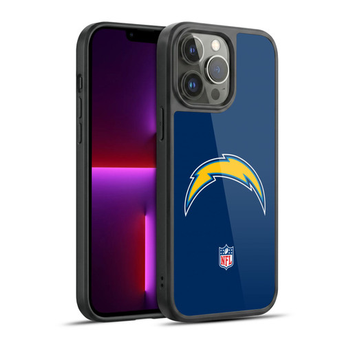 NFL Los Angeles Chargers Logo Plain Gel Armour Case For Apple iPhone 13 Pro Max