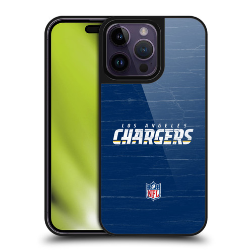 NFL Los Angeles Chargers Logo Distressed Look Gel Armour Case For Apple iPhone 14 Pro Max