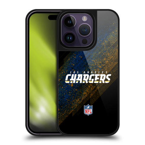 NFL Los Angeles Chargers Logo Blur Gel Armour Case For Apple iPhone 14 Pro