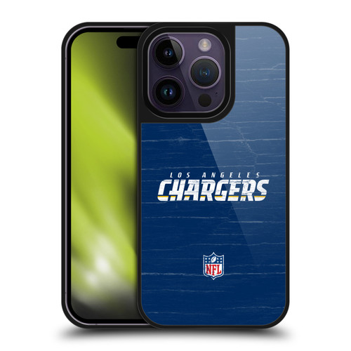 NFL Los Angeles Chargers Logo Distressed Look Gel Armour Case For Apple iPhone 14 Pro