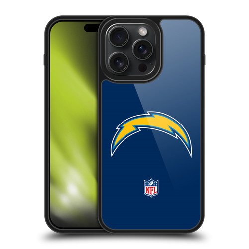 NFL Los Angeles Chargers Logo Plain Gel Armour Case For Apple iPhone 15 Pro Max