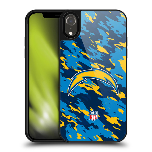 NFL Los Angeles Chargers Logo Camou Gel Armour Case For Apple iPhone XR