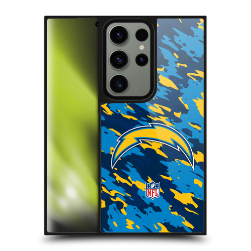 NFL Los Angeles Chargers Logo Camou Gel Armour Case For Samsung Galaxy S24 Ultra 5G