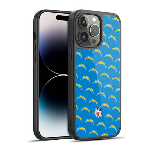 NFL Los Angeles Chargers Artwork Patterns Gel Armour Case For Apple iPhone 14 Pro Max