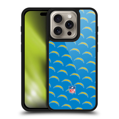 NFL Los Angeles Chargers Artwork Patterns Gel Armour Case For Apple iPhone 16 Pro
