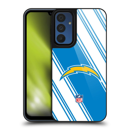NFL Los Angeles Chargers Artwork Stripes Gel Armour Case For Samsung Galaxy A15