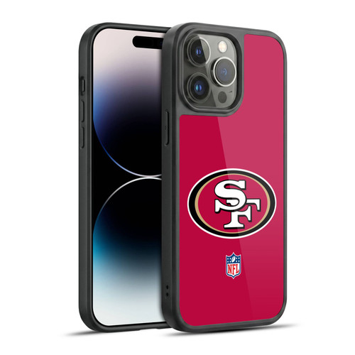 NFL San Francisco 49Ers Logo Plain Gel Armour Case For Apple iPhone 14 Pro Max