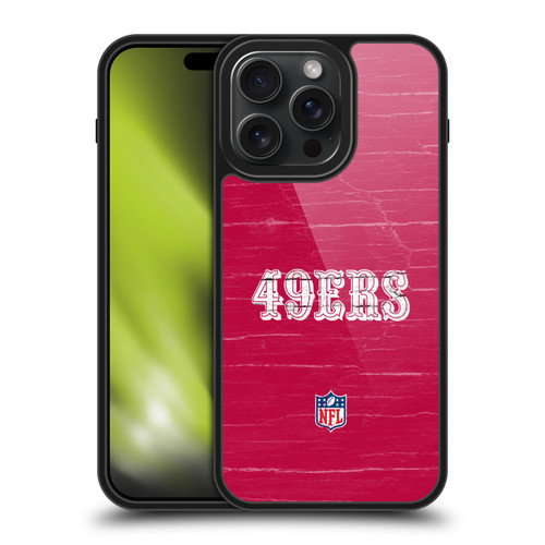 NFL San Francisco 49Ers Logo Distressed Look Gel Armour Case For Apple iPhone 15 Pro Max NFL San Francisco 49Ers Logo Distressed Look Gel Armour Case For Apple iPhone 15 Pro Max