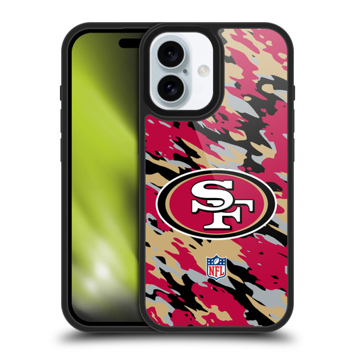 NFL San Francisco 49Ers Logo Camou Gel Armour Case For Apple iPhone 16