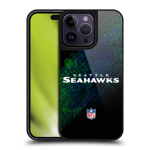 NFL Seattle Seahawks Logo Blur Gel Armour Case For Apple iPhone 14 Pro Max