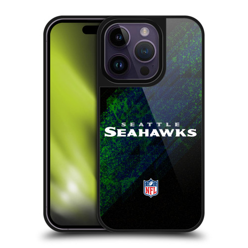 NFL Seattle Seahawks Logo Blur Gel Armour Case For Apple iPhone 14 Pro