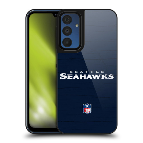 NFL Seattle Seahawks Logo Distressed Look Gel Armour Case For Samsung Galaxy A15