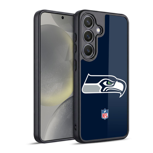 NFL Seattle Seahawks Logo Plain Gel Armour Case For Samsung Galaxy S24 5G