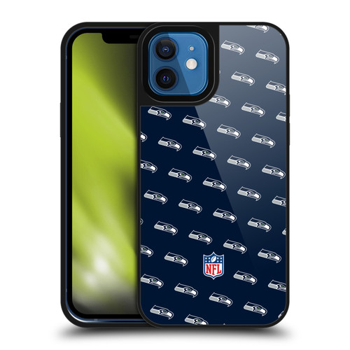 NFL Seattle Seahawks Artwork Patterns Gel Armour Case For Apple iPhone 12 / iPhone 12 Pro