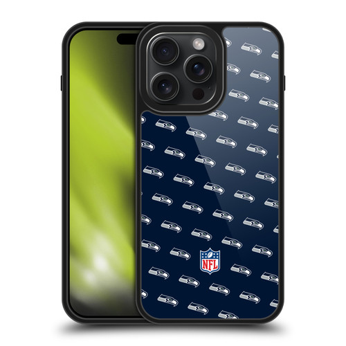 NFL Seattle Seahawks Artwork Patterns Gel Armour Case For Apple iPhone 15 Pro Max