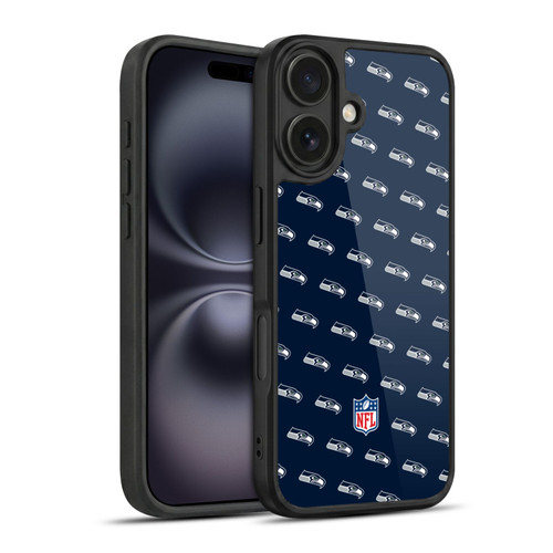 NFL Seattle Seahawks Artwork Patterns Gel Armour Case For Apple iPhone 16