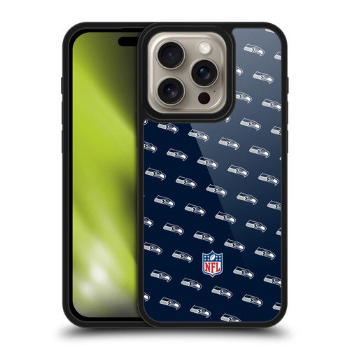 NFL Seattle Seahawks Artwork Patterns Gel Armour Case For Apple iPhone 16 Pro