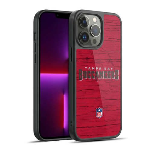 NFL Tampa Bay Buccaneers Logo Distressed Look Gel Armour Case For Apple iPhone 13 Pro Max