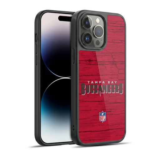 NFL Tampa Bay Buccaneers Logo Distressed Look Gel Armour Case For Apple iPhone 14 Pro Max