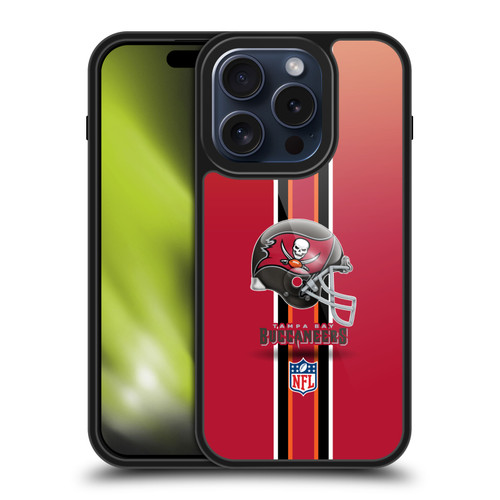 NFL Tampa Bay Buccaneers Logo Helmet Gel Armour Case For Apple iPhone 15 Pro