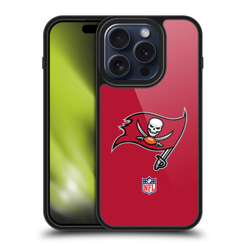 NFL Tampa Bay Buccaneers Logo Plain Gel Armour Case For Apple iPhone 15 Pro
