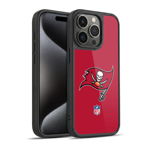 NFL Tampa Bay Buccaneers Logo Plain Gel Armour Case For Apple iPhone 15 Pro