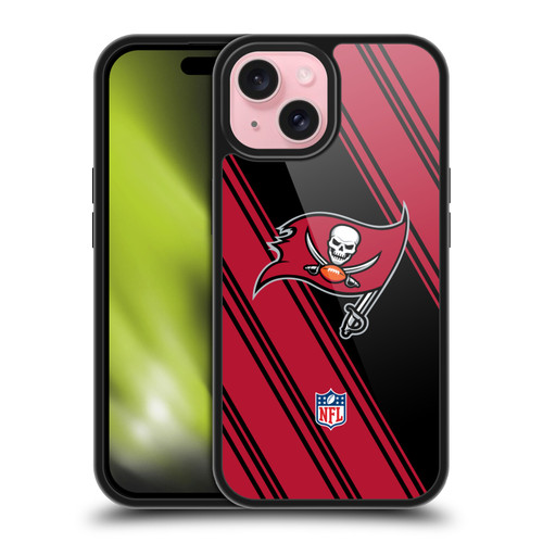 NFL Tampa Bay Buccaneers Artwork Stripes Gel Armour Case For Apple iPhone 15 NFL Tampa Bay Buccaneers Artwork Stripes Gel Armour Case For Apple iPhone 15