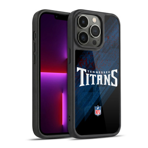 NFL Tennessee Titans Logo Blur Gel Armour Case For Apple iPhone 13 Pro