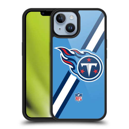 NFL Tennessee Titans Logo Stripes Gel Armour Case For Apple iPhone 14