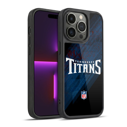 NFL Tennessee Titans Logo Blur Gel Armour Case For Apple iPhone 14 Pro