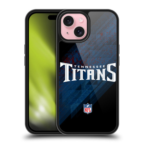 NFL Tennessee Titans Logo Blur Gel Armour Case For Apple iPhone 15