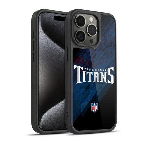 NFL Tennessee Titans Logo Blur Gel Armour Case For Apple iPhone 15 Pro