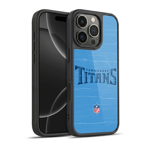 NFL Tennessee Titans Logo Distressed Look Gel Armour Case For Apple iPhone 16 Pro