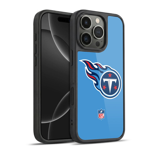 NFL Tennessee Titans Logo Plain Gel Armour Case For Apple iPhone 16 Pro