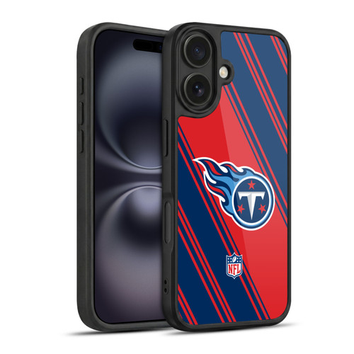 NFL Tennessee Titans Artwork Stripes Gel Armour Case For Apple iPhone 16